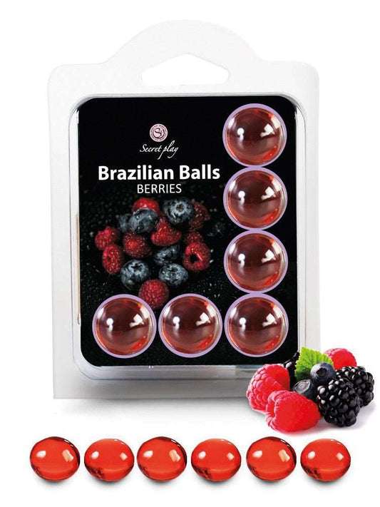 6 Brazilian Balls "Fruits des bois" 3386-5