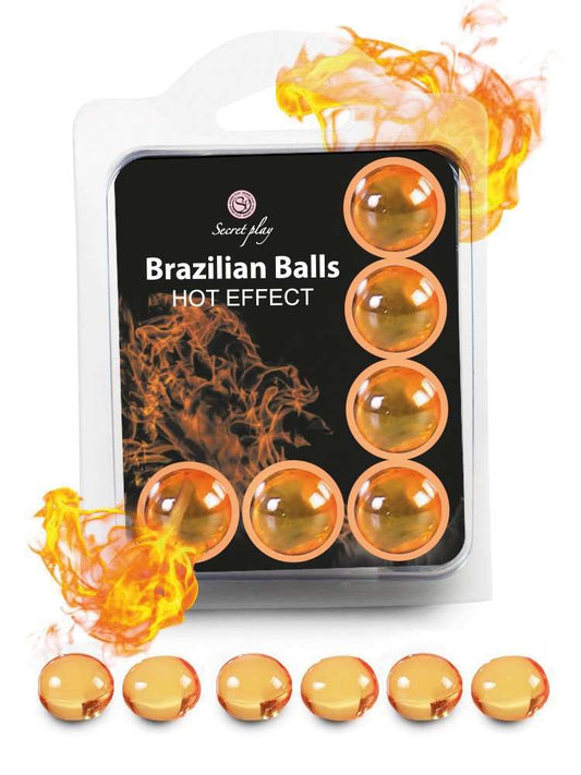 6 Brazilian Balls "Hot Effect" 3575-1