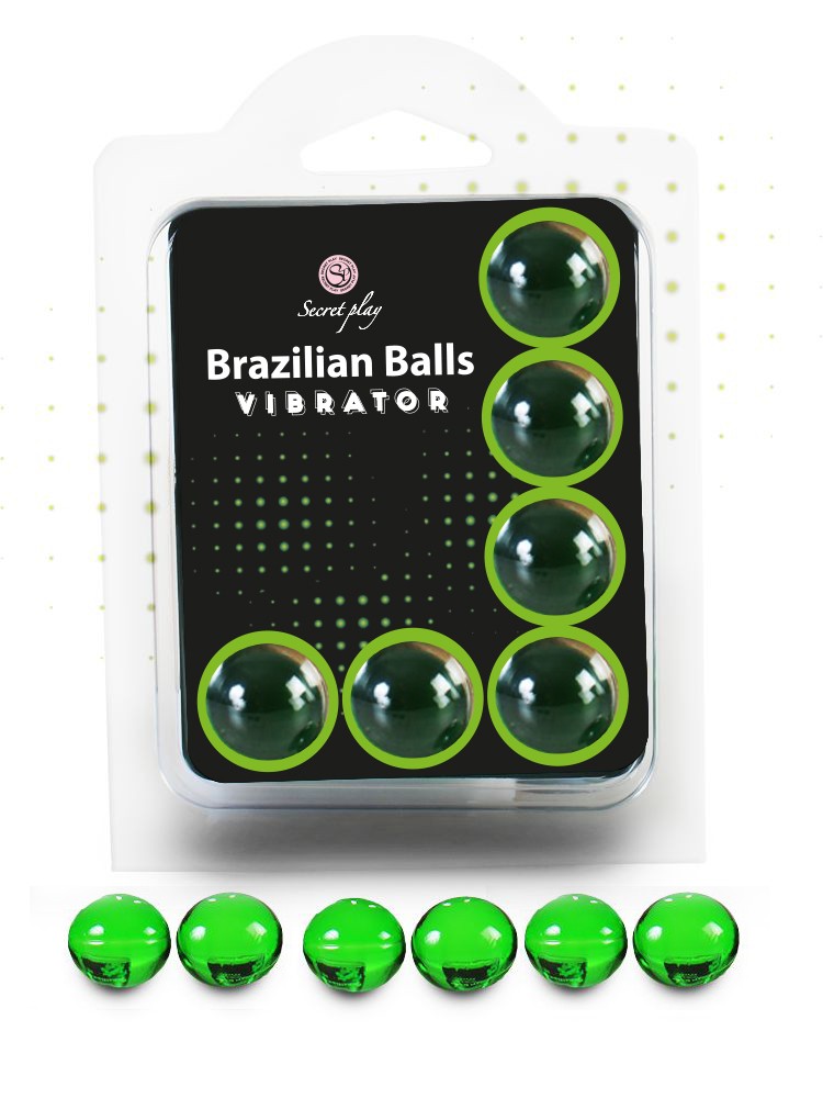 6 Brazilian Balls "Vibrator" 3591-1