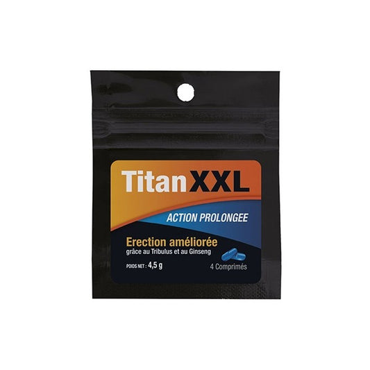 Titan XXL Homme - 4 comprimés