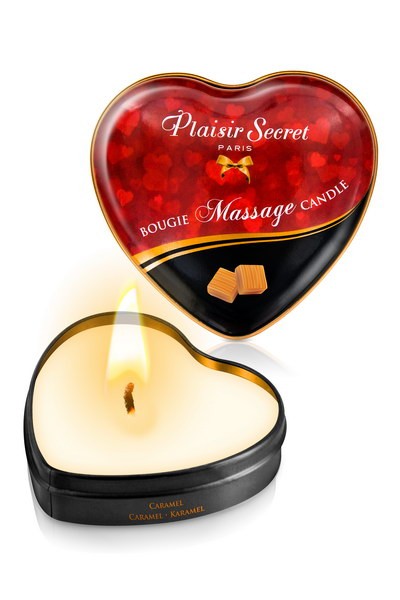 Mini Bougie de massage Caramel Plaisir secret - 35 ml