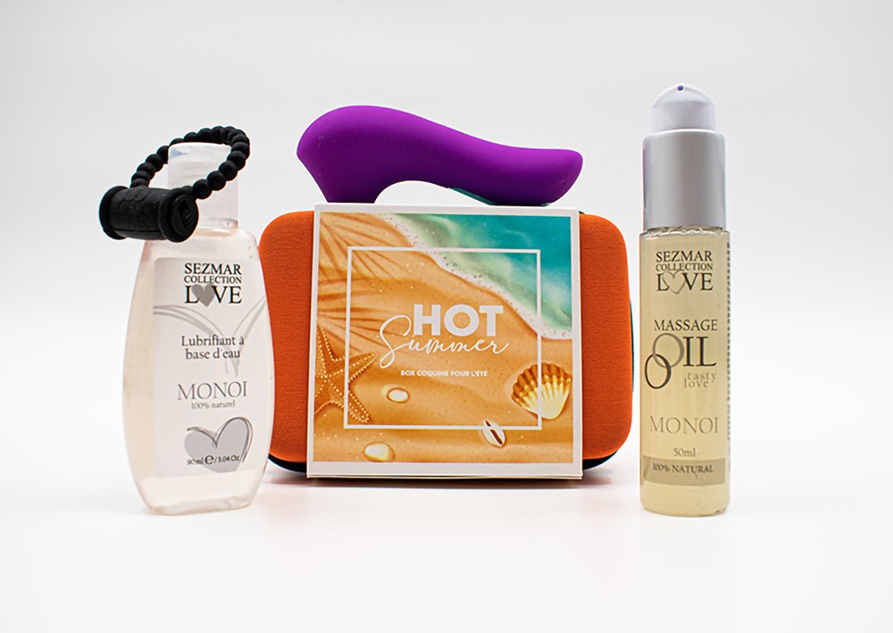5 Box Hot Summer parfum Monoï + 1 cadre offert