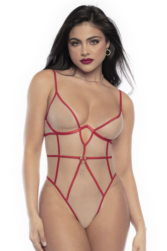 Body String chair et rouge  - MAL8817RED